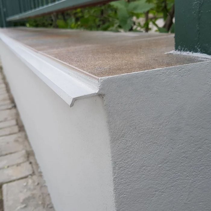 Капельник декоративный большой для террасы, балкона, фасада, 40 х 60 х 2500 мм, Серебро матовое, 1 шт Купить оптом Капельник декоративный большой для террасы, балкона, фасада, 40 х 60 х 2500 мм, Серебро матовое, 1 шт — изображение 5