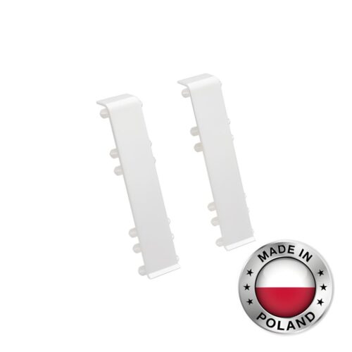 Соединитель для плинтуса Cezar, Белый Глянцевый, 9003M