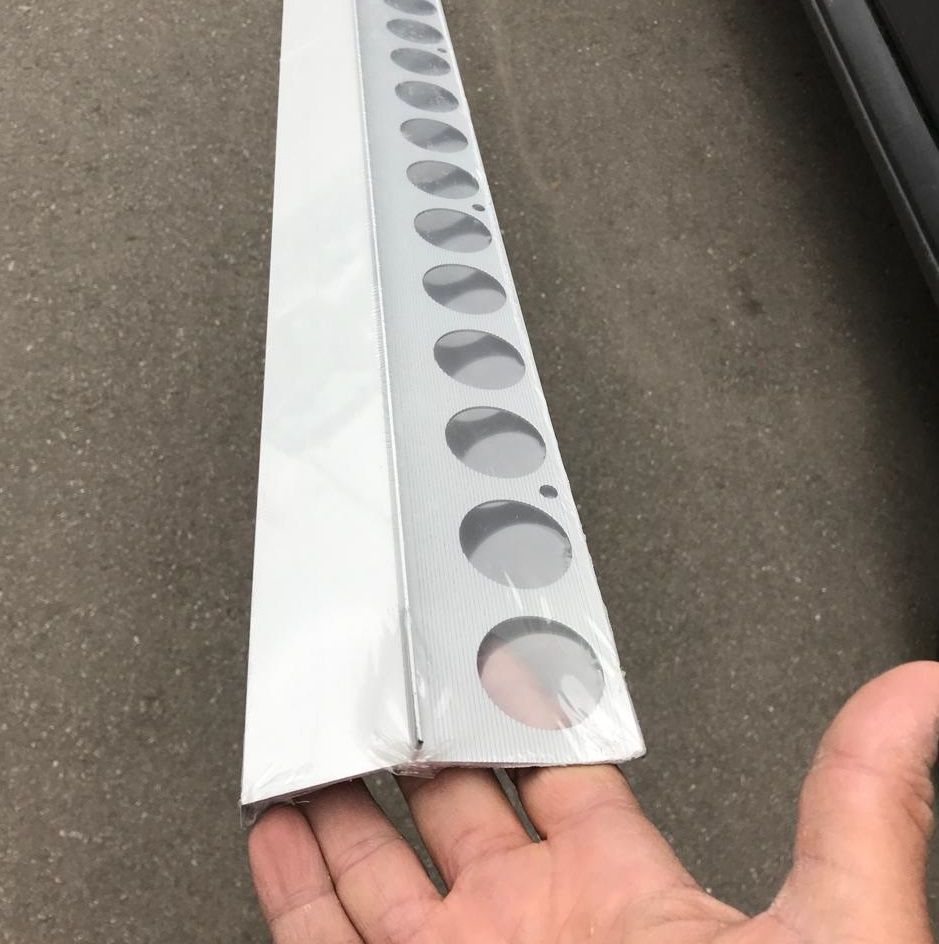 Капельник декоративный большой для террасы, балкона, фасада, 40 х 60 х 2500 мм, Серебро матовое, 1 шт Купить оптом Капельник декоративный большой для террасы, балкона, фасада, 40 х 60 х 2500 мм, Серебро матовое, 1 шт — изображение 6