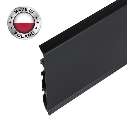 Плинтус напольный CEZAR, HI-LINE PRESTIGE, Черный матовый, 9005