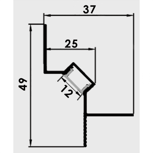 PLINTUS-PK-49-3000-BLACK