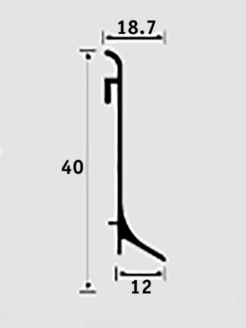 PLINTUS-SSZ-40-2500-BLACK