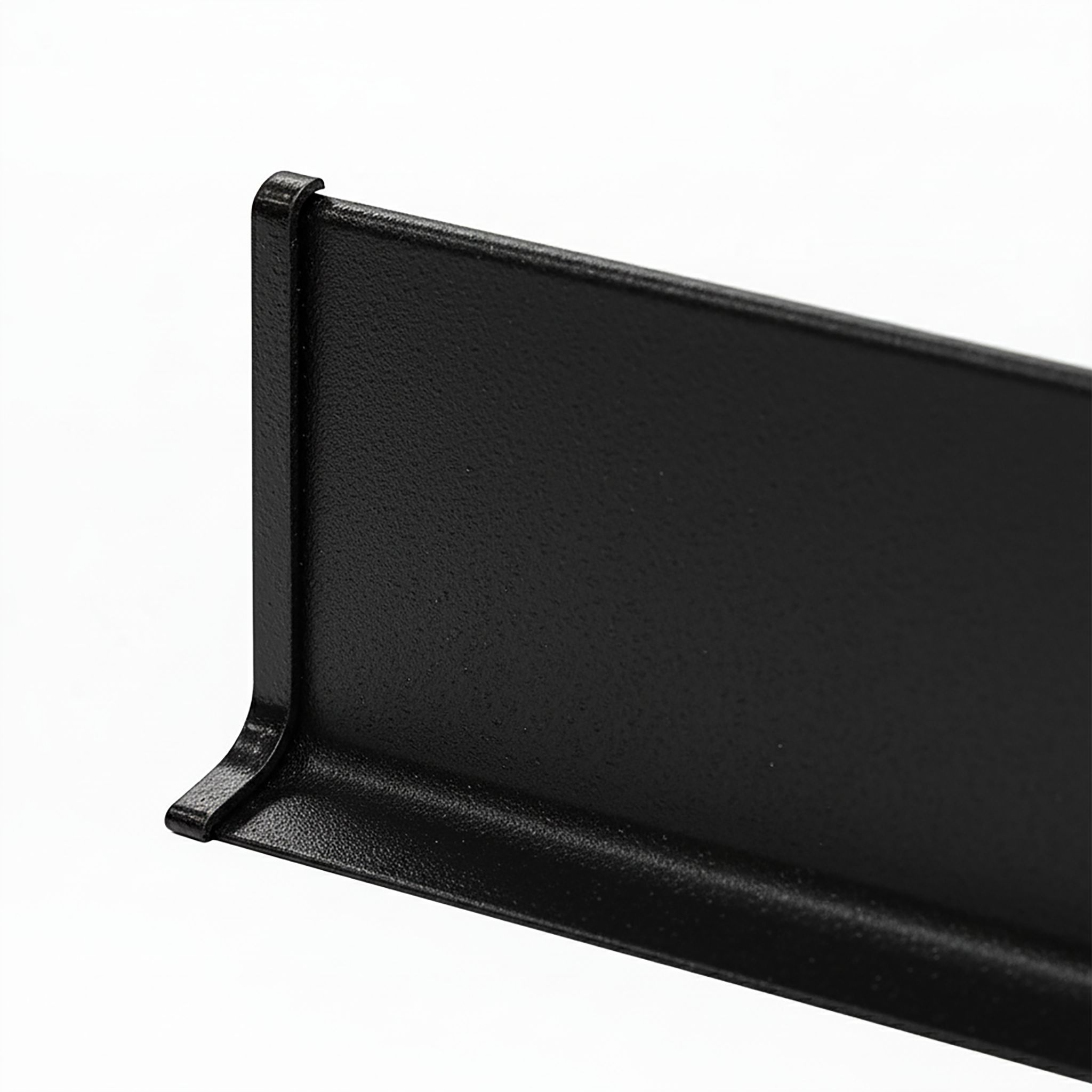 Плинтус напольный алюминиевый L-образный, высота 40 мм, длина 300см, Черный муар, 1 шт Купить оптом Плинтус напольный алюминиевый L-образный, высота 40 мм, длина 300см, Черный муар, 1 шт — изображение 3