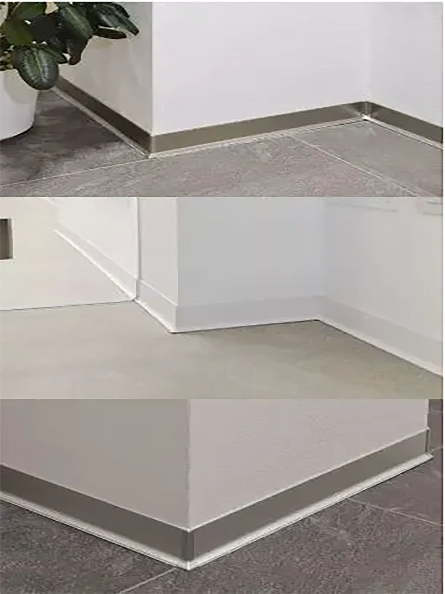 Заглушка левая и правая для плинтуса L-образного, высота 100 мм, Белый полуглянец, 2 шт Купить оптом Заглушка левая и правая для плинтуса L-образного, высота 100 мм, Белый полуглянец, 2 шт — изображение 4