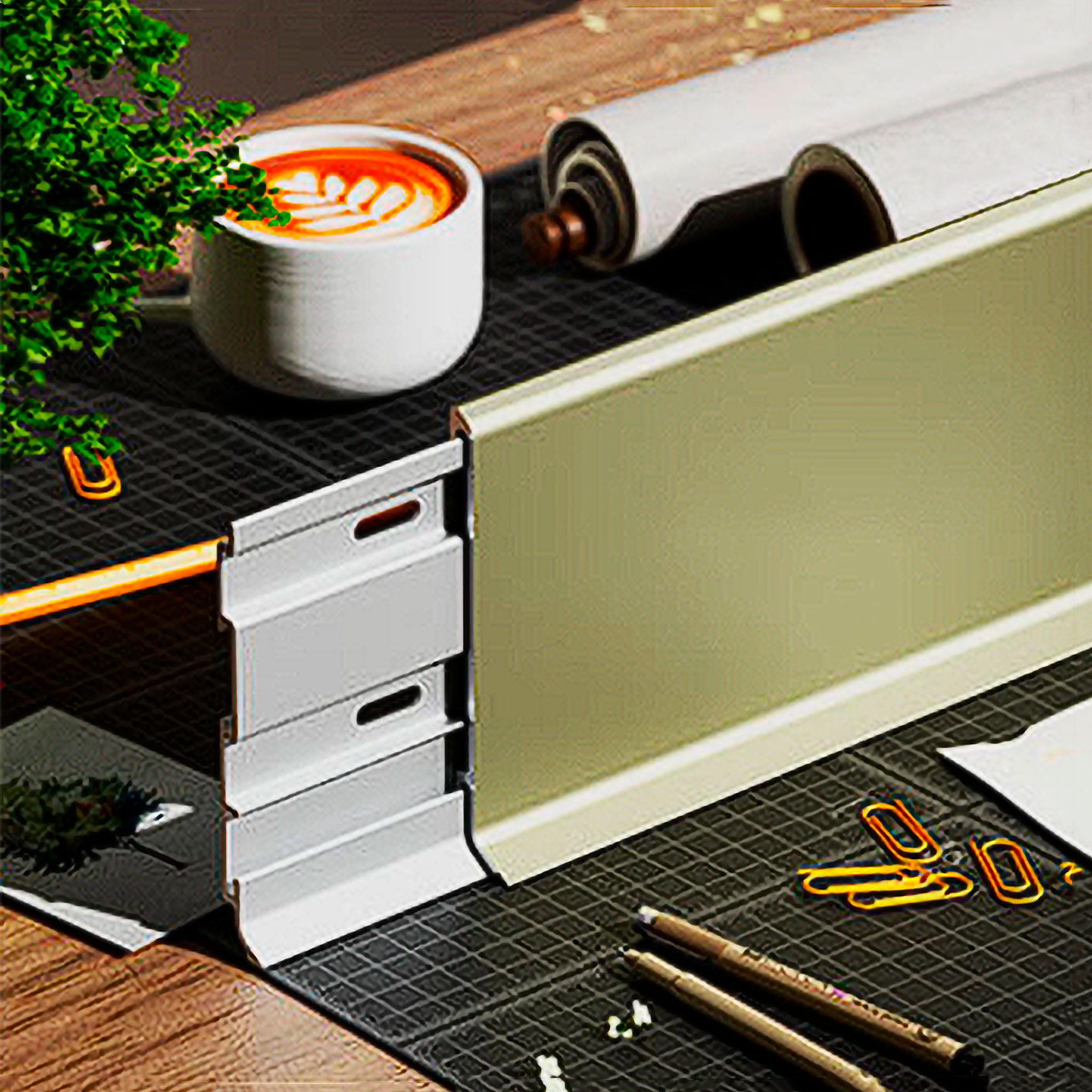 Плинтус напольный алюминиевый SSZ-80-2500, с крепежом, Шампань матовый, 1 шт Купить оптом Плинтус напольный алюминиевый SSZ-80-2500, с крепежом, Шампань матовый, 1 шт — изображение 4