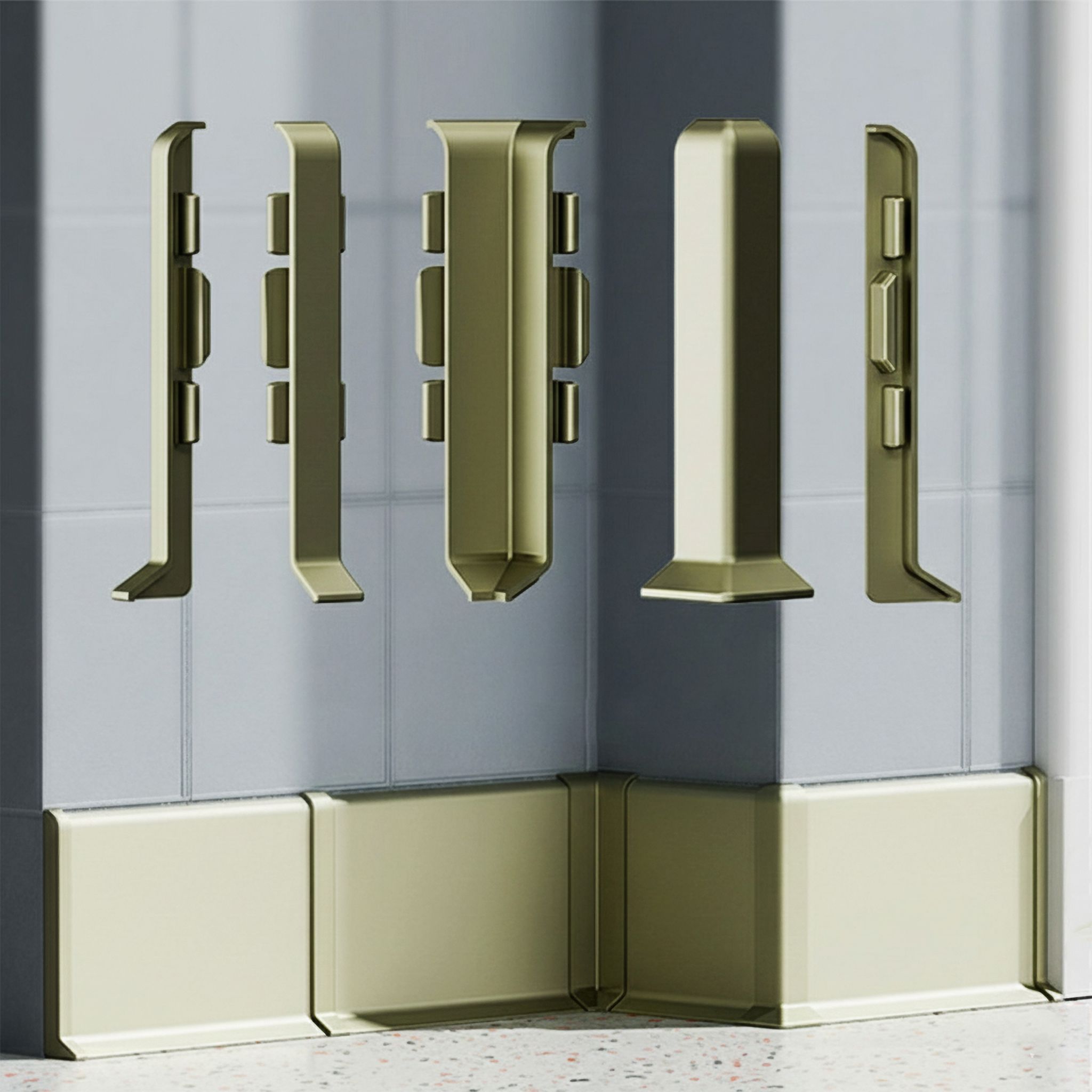 Плинтус напольный алюминиевый SSZ-80-2500, с крепежом, Шампань матовый, 1 шт Купить оптом Плинтус напольный алюминиевый SSZ-80-2500, с крепежом, Шампань матовый, 1 шт — изображение 6