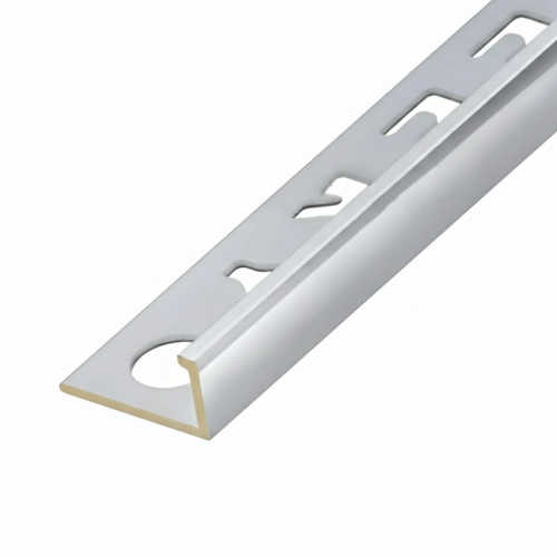 Латунный профиль под плитку,CEZAR-PVL-03X12.5-2700 мм, L-образный, Латунь хромированная, 2 шт