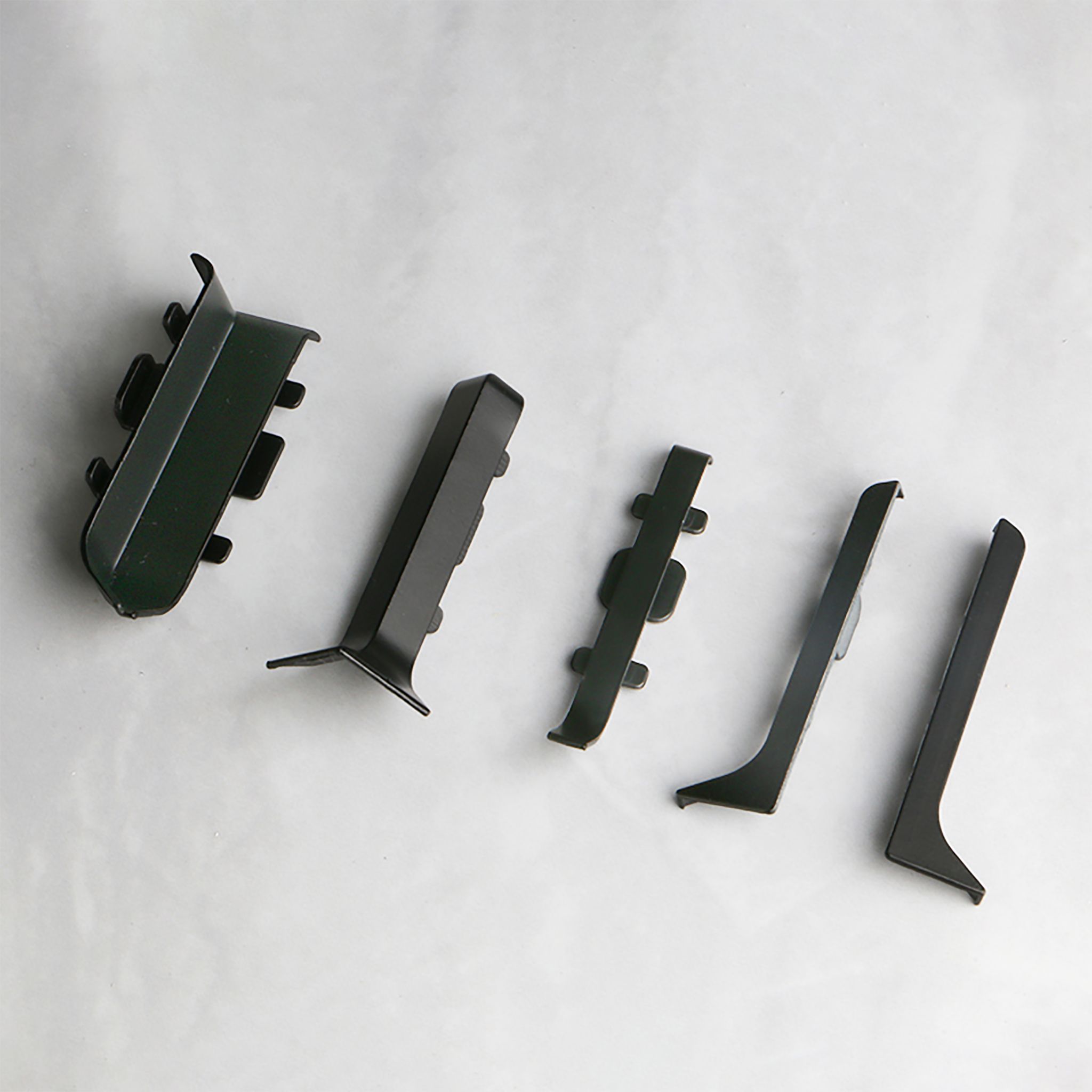 Соединение для алюминиевого плинтуса SSZ-60-2500, Черный матовый, 2 шт Купить оптом Соединение для алюминиевого плинтуса SSZ-60-2500, Черный матовый, 2 шт — изображение 3