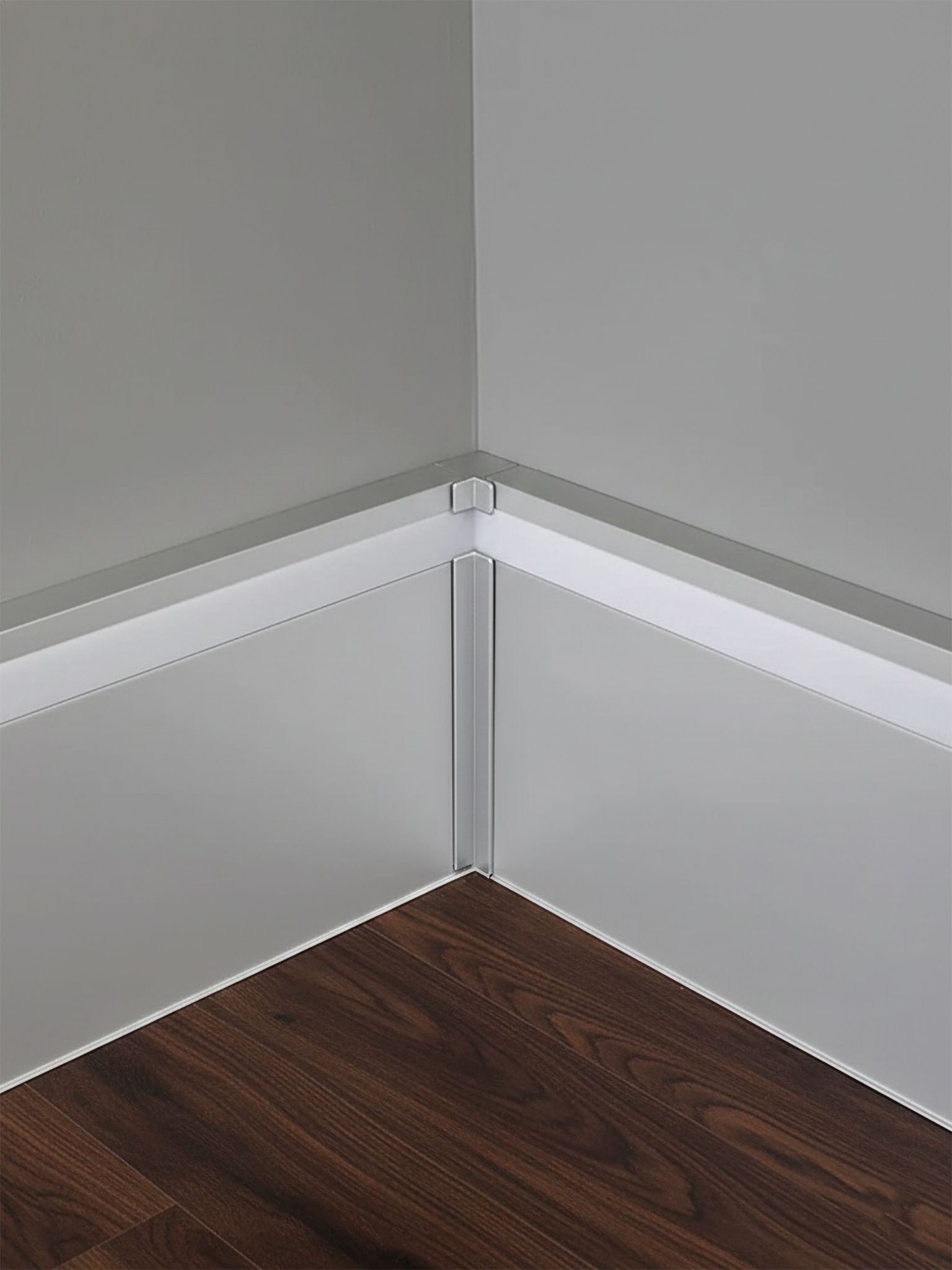 Угол внутренний для плинтуса LED-78-80-3000, алюминий, Серебро матовое, 2 шт Купить оптом Угол внутренний для плинтуса LED-78-80-3000, алюминий, Серебро матовое, 2 шт — изображение 4