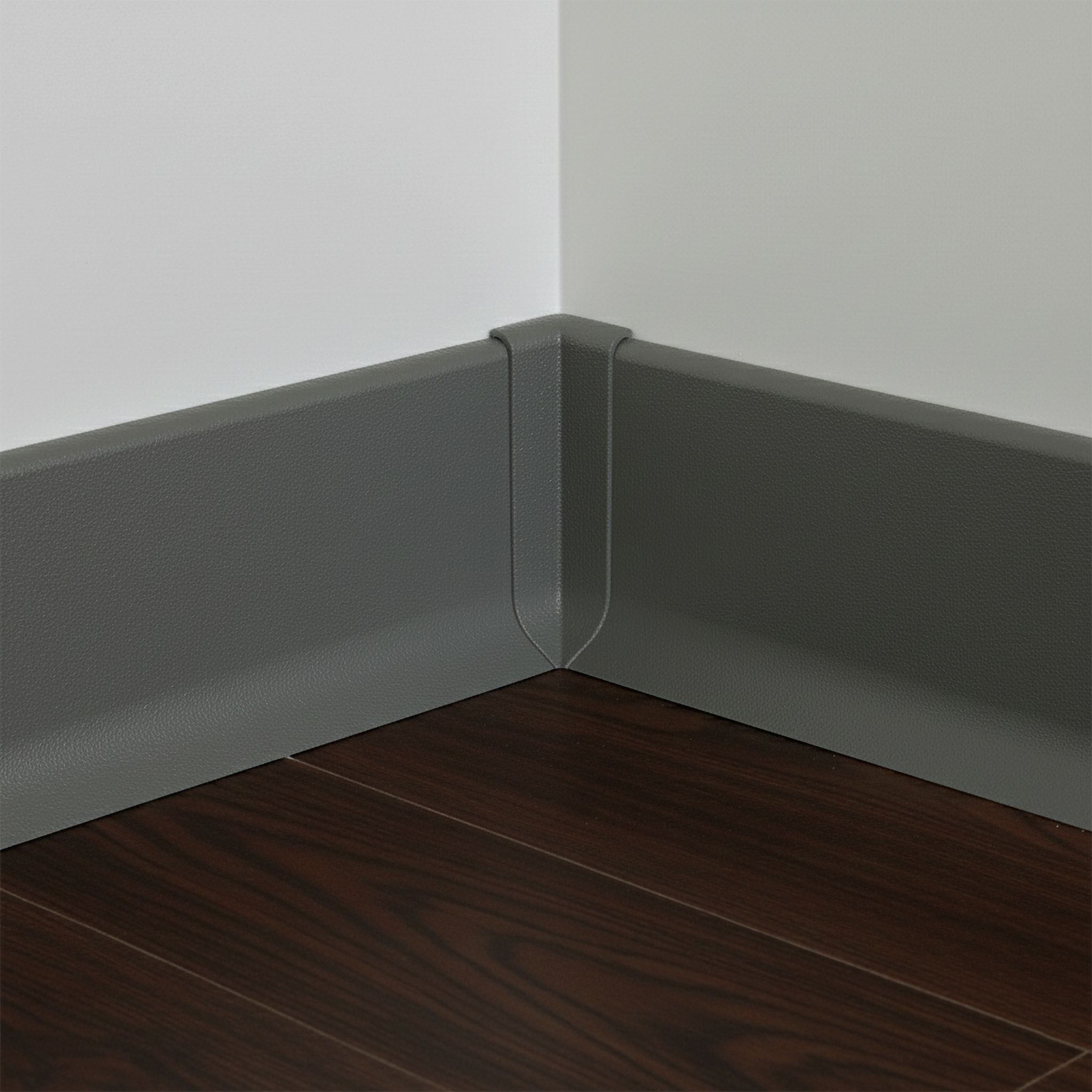 Угол внутренний для алюминиевого плинтуса SSZ-CA-60-2500, Тёмно-серый, 2 шт Купить оптом Угол внутренний для алюминиевого плинтуса SSZ-CA-60-2500, Тёмно-серый, 2 шт — изображение 3